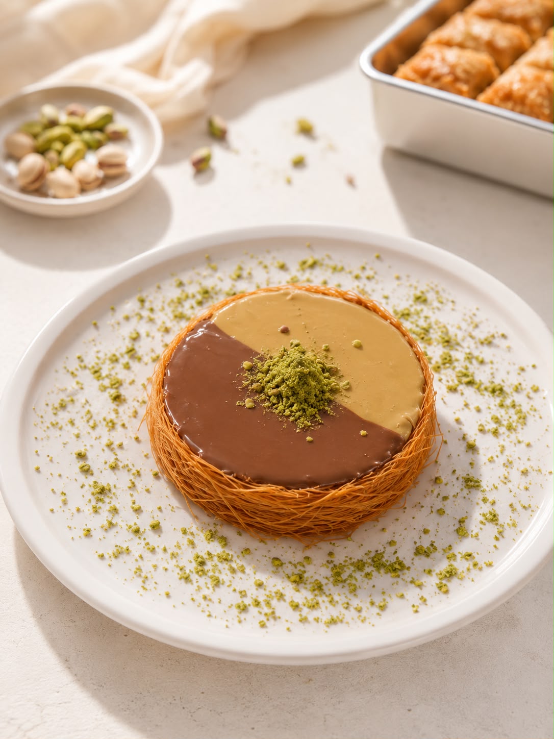 Chocolate Pistachio Bird Nest