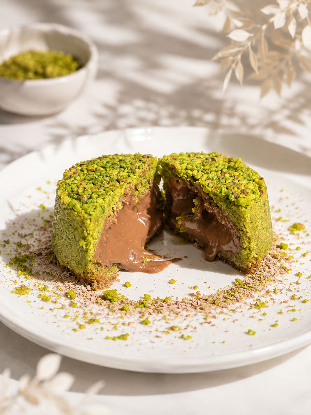 Pistachio Chocolate Bomb