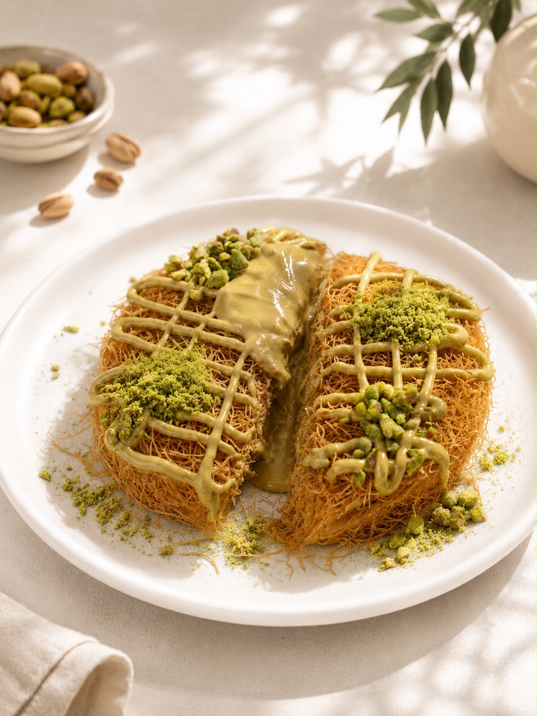 Osmallieh with Pistachio Cream